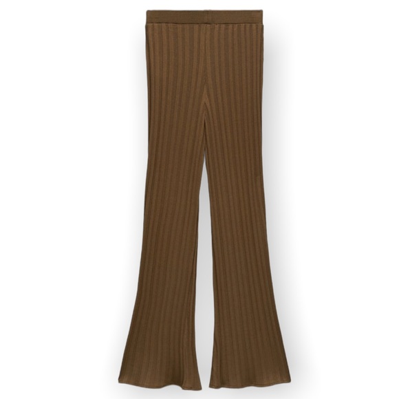Zara Flared Ribbed Pants - Picture 3 of 4